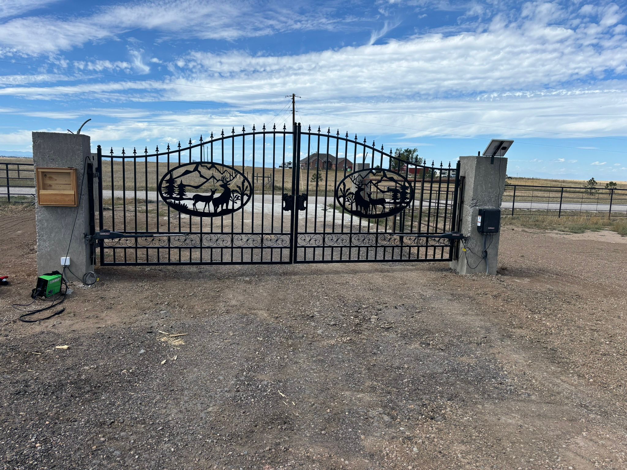 new custom electric gate fabrication near me